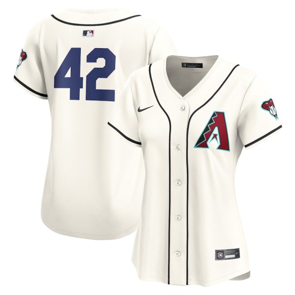 Arizona Diamondbacks Nike Women’s 2024 Jackie Robinson Day Home Limited Jersey – White –