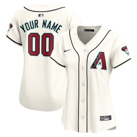 Arizona Diamondbacks Nike Women’s Home Limited Custom Jersey – White –