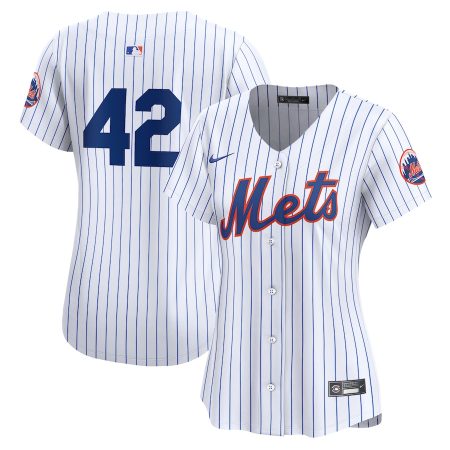 New York Mets Nike Women’s 2024 Jackie Robinson Day Home Limited Jersey – White –