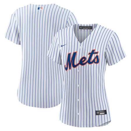 New York Mets Nike Women’s Home Blank Replica Jersey – White –