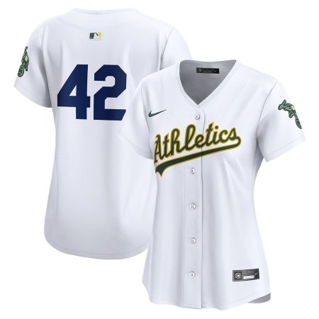 Oakland Athletics Nike Women’s 2024 Jackie Robinson Day Home Limited Jersey – White –