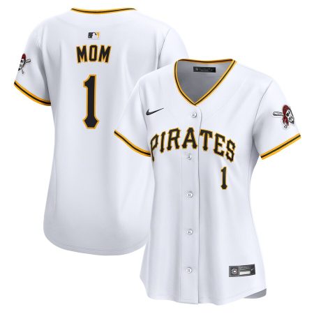Pittsburgh Pirates Nike Women’s #1 Mom Home Limited Jersey – White –