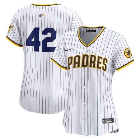 San Diego Padres Nike Women’s 2024 Jackie Robinson Day Home Limited Jersey – White –
