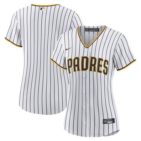 San Diego Padres Nike Women’s Home Blank Replica Jersey – White –