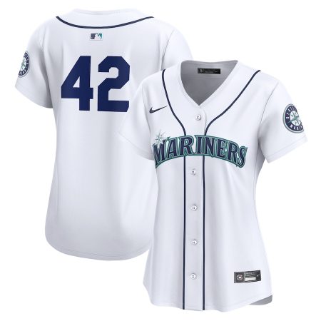 Seattle Mariners Nike Women’s 2024 Jackie Robinson Day Home Limited Jersey – White –