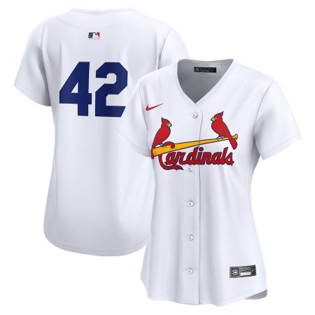 St. Louis Cardinals Nike Women’s 2024 Jackie Robinson Day Home Limited Jersey – White –