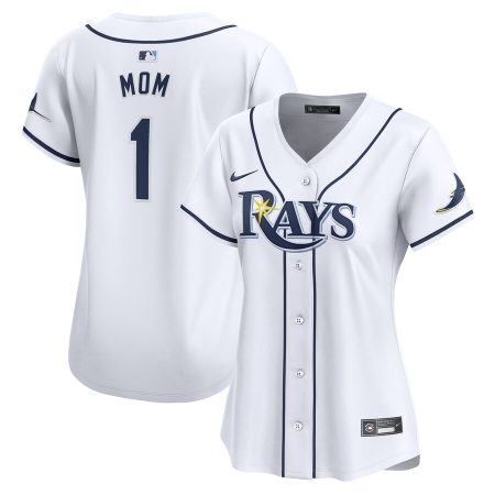 Tampa Bay Rays Nike Women’s #1 Mom Home Limited Jersey – White –