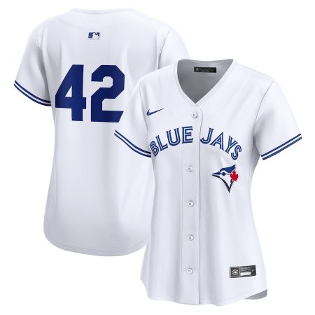 Toronto Blue Jays Nike Women’s 2024 Jackie Robinson Day Home Limited Jersey – White –