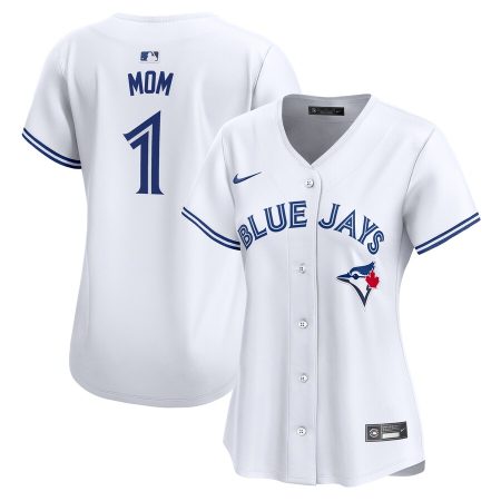 Toronto Blue Jays Nike Women’s #1 Mom Home Limited Jersey – White –