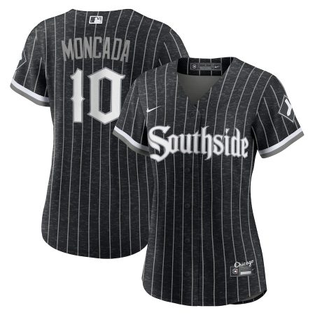 Yoan Moncada Chicago White Sox Nike Women’s City Connect Replica Player Jersey – Black –