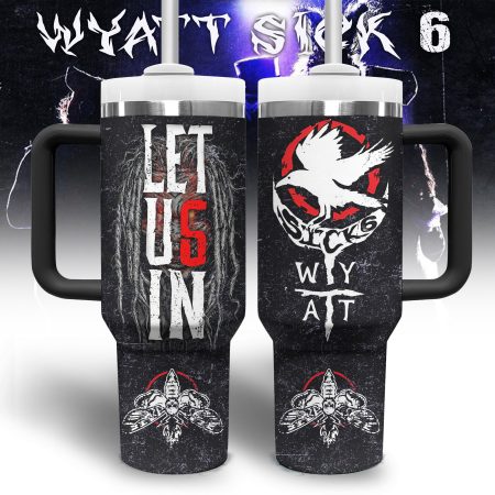 Wyatt Sick 6 WWE Custom Quencher Stainless Steel Custom Quencher 30oz or 40oz Stainless Steel Tumbler With Handle HG