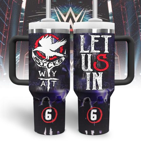 Wyatt Sick 6 WWE Custom Quencher Stainless Steel Custom Quencher 30oz or 40oz Stainless Steel Tumbler With Handle HG