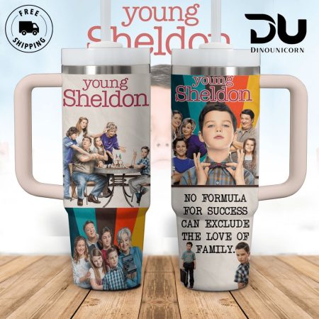 Young Sheldon TV Series Custom Stanley Quencher  30oz or 40oz Stainless Steel Tumbler With Handle HG Stainless Steel Tumbler With Handle
