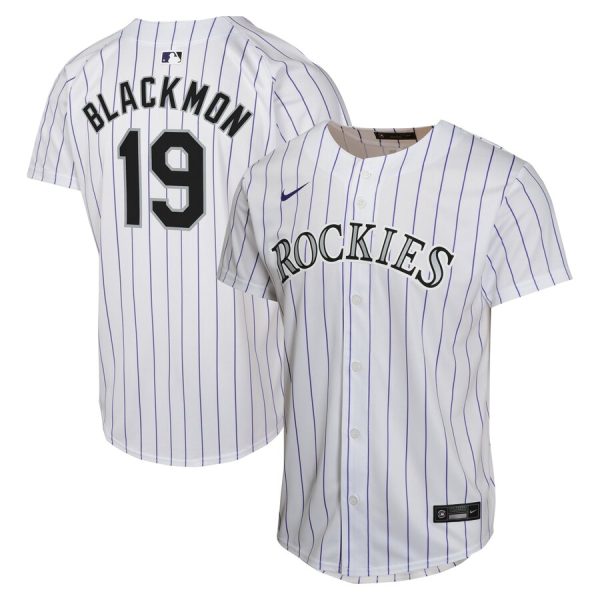Charlie Blackmon Colorado Rockies Nike Youth Home Game Player Jersey – White –