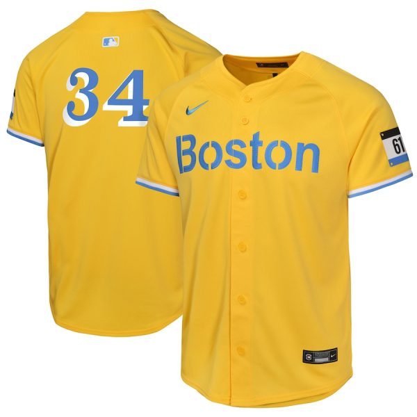 David Ortiz Boston Red Sox Nike Youth City Connect Limited Player Jersey – Gold –