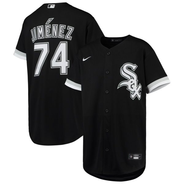 Eloy Jimenez Chicago White Sox Nike Youth Alternate Replica Player Jersey – Black –