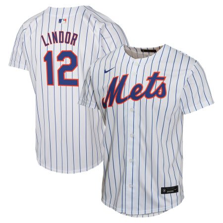 Francisco Lindor New York Mets Nike Youth Home Game Player Jersey – White –