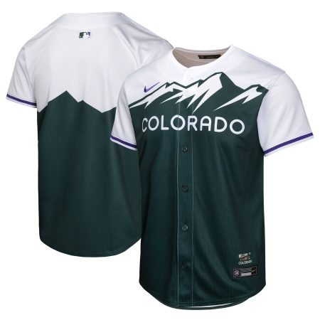 Colorado Rockies Nike Youth City Connect Limited Jersey – Green –