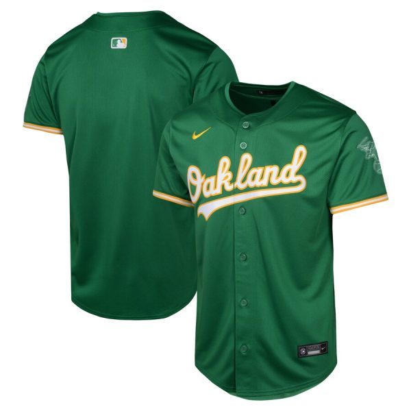 Oakland Athletics Nike Youth Alternate Limited Jersey – Green –