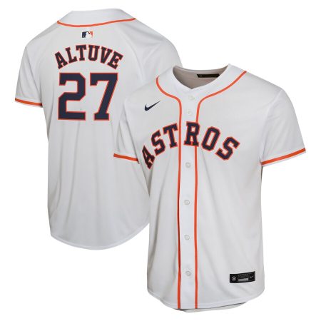 Jose Altuve Houston Astros Nike Youth Home Game Player Jersey – White –