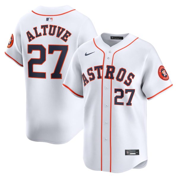 Jose Altuve Houston Astros Nike Youth Home Limited Player Jersey – White –