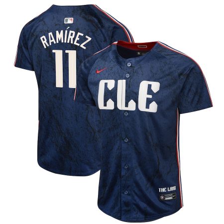 Youth Cleveland Guardians Jose Ramirez Nike Navy 2024 City Connect Limited Jersey –