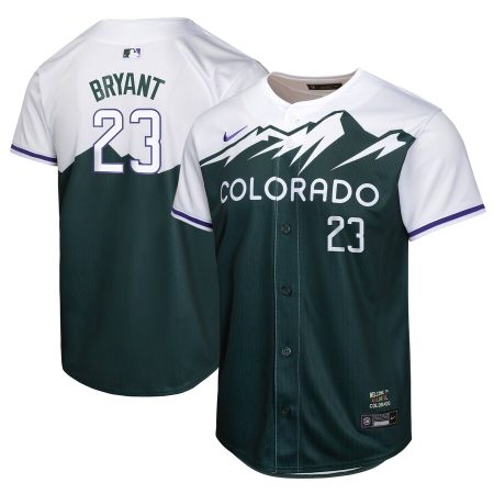 Kris Bryant Colorado Rockies Nike Youth City Connect Limited Player Jersey – Green –