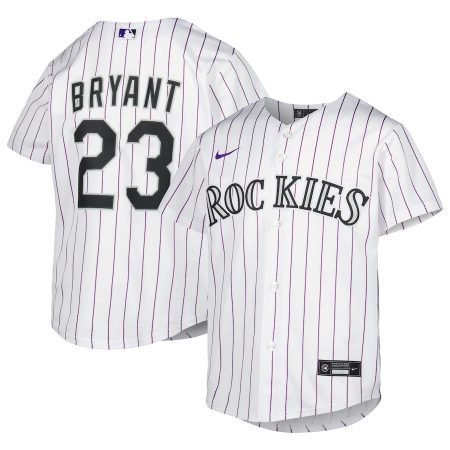 Kris Bryant Colorado Rockies Nike Youth Alternate Replica Player Jersey – White –