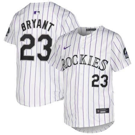 Kris Bryant Colorado Rockies Nike Youth Home Limited Player Jersey – White –