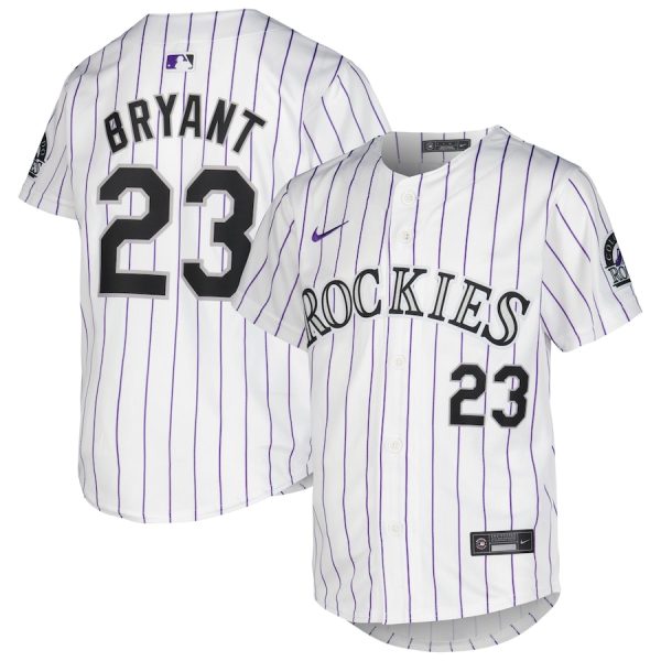 Kris Bryant Colorado Rockies Nike Youth Home Limited Player Jersey – White –