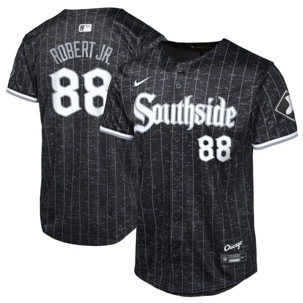 Luis Robert Jr. Chicago White Sox Nike Youth City Connect Limited Player Jersey – Black –