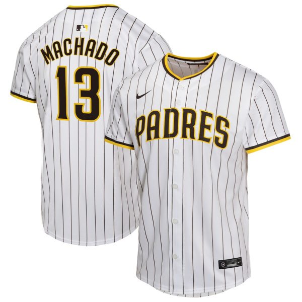 Manny Machado San Diego Padres Nike Youth Home Game Player Jersey – White –