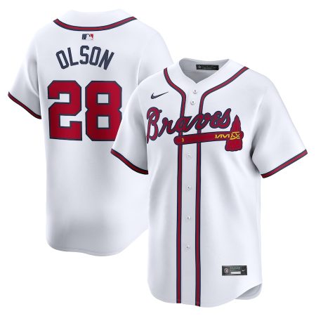 Matt Olson Atlanta Braves Nike Youth Home Limited Player Jersey – White –