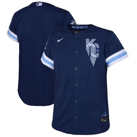 Kansas City Royals Nike Youth City Connect Replica Jersey – Navy –