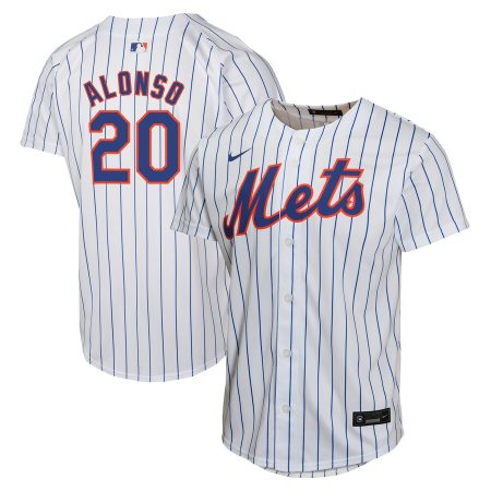 Pete Alonso New York Mets Nike Youth Home Game Player Jersey – White –