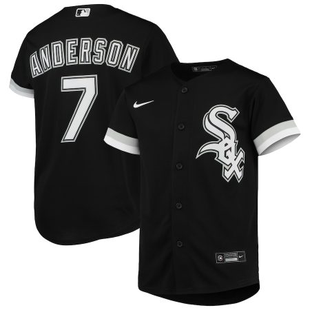 Tim Anderson Chicago White Sox Nike Youth Alternate Replica Player Jersey – Black –