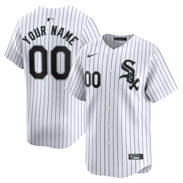 Chicago White Sox Nike Youth Home Limited Custom Jersey – White –