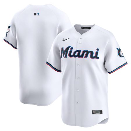 Miami Marlins Nike Youth Home Limited Jersey – White –