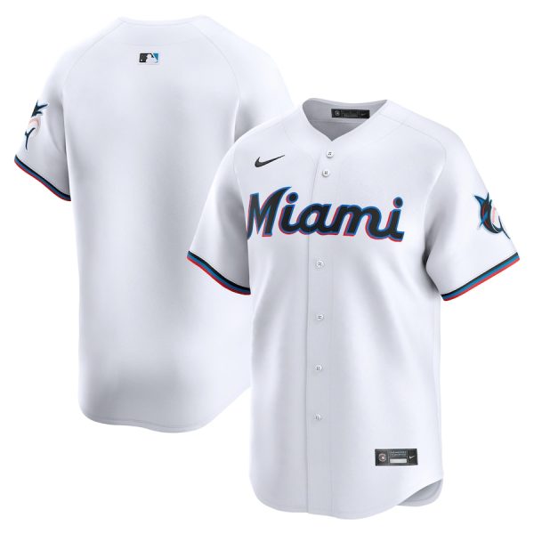 Miami Marlins Nike Youth Home Limited Jersey – White –