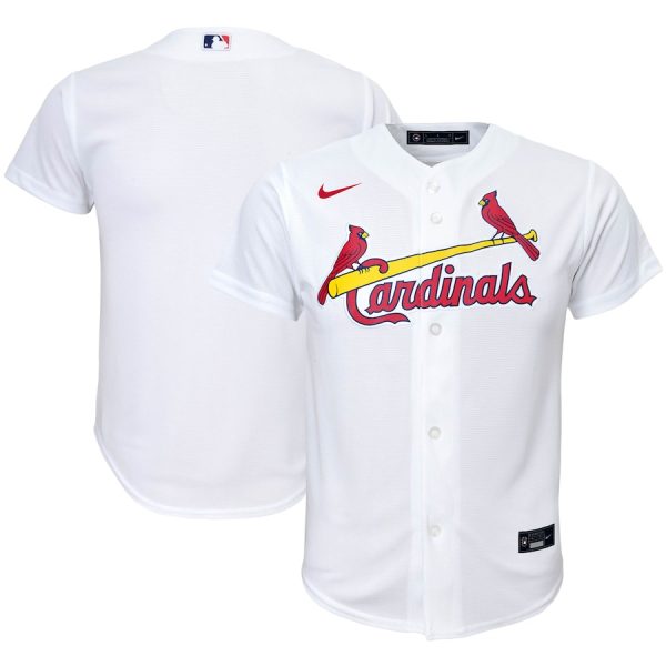 St. Louis Cardinals Nike Youth Home Replica Team Jersey – White –