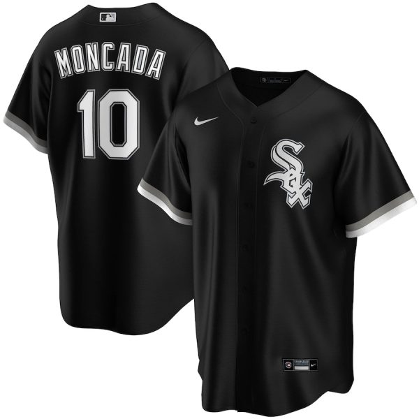 Yoan Moncada Chicago White Sox Nike Youth Alternate Replica Player Jersey – Black –