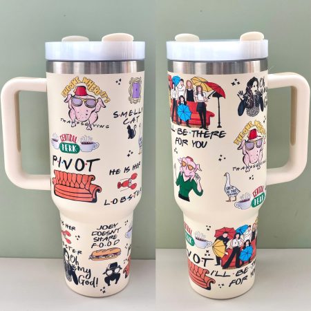 Friends Central Perk Quencher Stainless Tumbler Gift For Movie Fan NVA