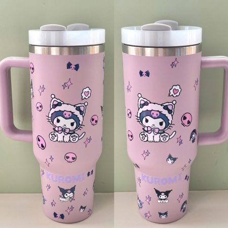 Kuromi Tumbler Kuromi Cup To Go Kuromi Travel Valentine Gift for Her, Him on Birthday Xmas 30oz or 40oz Tumbler LN