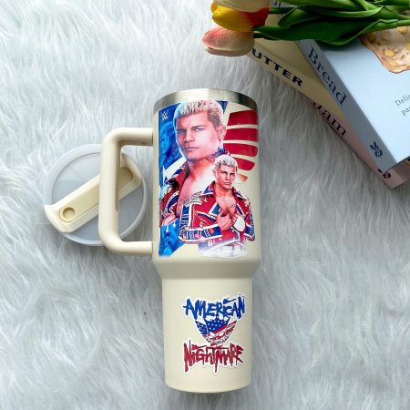 White American Nightmare Cody Rhodes 30oz or 40 Oz Tumbler CP