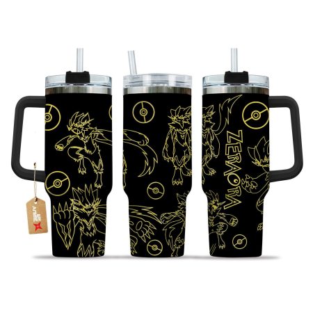 Zeraora Pokemon Anime  Custom Quencher 30oz or 40oz Stainless Steel Tumbler With Handle HG
